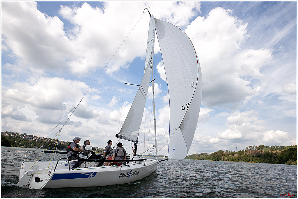 J70 - WOODLAND, 12.06.2021 Segelboot; Segeln; Woodland; Spinnaker; J70; Sorpesee; Sauerland